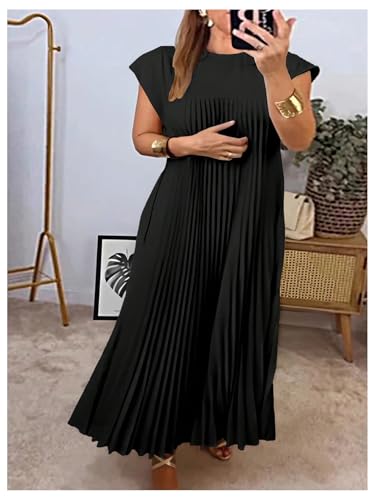 GORGLITTER Women's Boho Western Ruffle Flowy Maxi Skirt Trendy Striped Elastic High Waisted A Line Long Skirts4