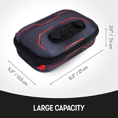 ZIPIT Gamer Pencil Case for Boys, Durable Pencil Box for School, Large Capacity Stationery Organizer Box