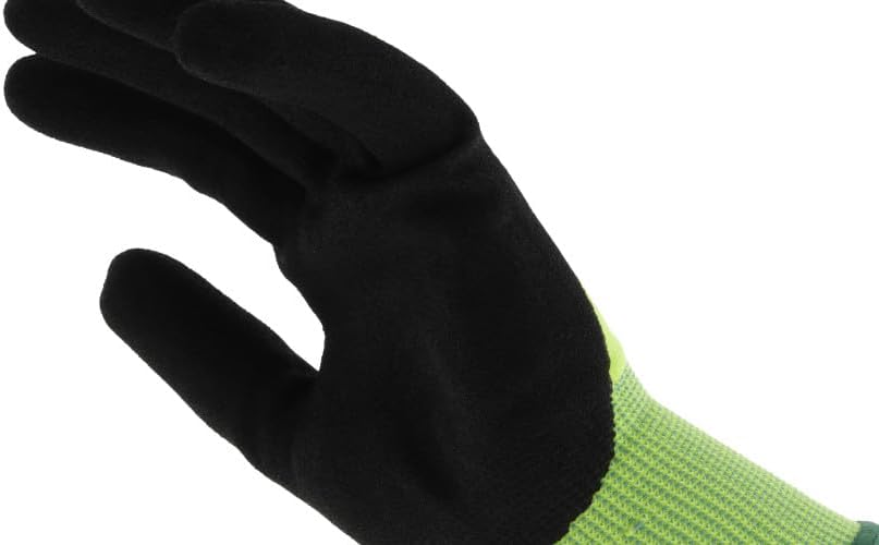 Mechanix Wear Hi-Viz SpeedKnit Utility Work Gloves - High-Visibility Coated-Knit Work Gloves - Abrasion Resistant - Oil-Resistant Micro Foam Grip - Machine Washable - Yellow - Small/Medium - 12 Pack