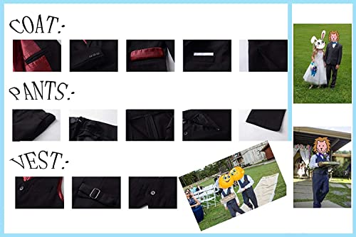 Boys Suit Black Tuxedo Kids Suit For Boy Formal Blazer Pants Vest Shirt Tie Set Size 2 #TOP4