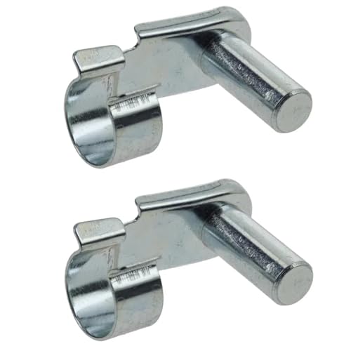 cyclingcolors 2 x Sicherheitsnadel für Gabelkopf-Federklemme, 8 mm Nutzlänge, 30 mm Universal-Gaszylinder-Kopf-Endkappe, Gabel, Fahrzeug-Stiftbacke