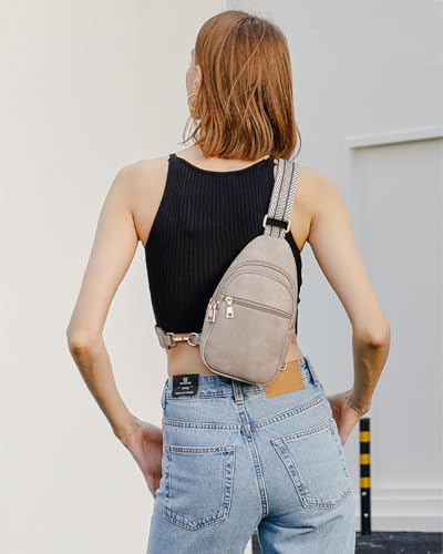Image of Telena Sling Bag for Women Crossbody Fanny Packs for Women Leather Sling Chest Bag