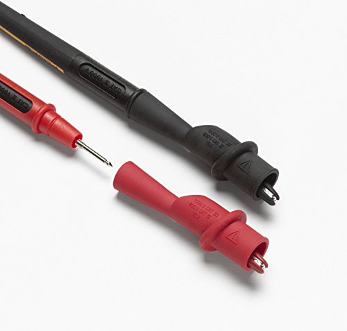 Fluke AC175 Threaded Slide-on Alligator Clip Set with Flexible Boots - image 3