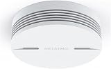 Netatmo Intelligent Smoke Detector, 10 Years with Battery, Smoke Alarm, Automatic Test, Automated Control Unit Not Required, EN14604 Certification, NSA-EC - 1