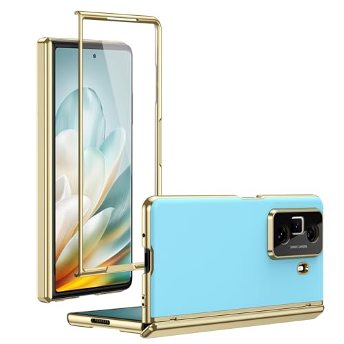 Coque Huawei Honor Magic VS3 avec charnière intégrée et film écran bleu