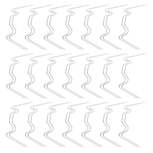 SOIMISS 50 Pezzi Clip per Serra in Acciaio Inox W Tipo Morsetti Resistenti per Vetri Accessori Serra da Giardino per Riparazioni Pannelli Fissaggio Antivento e Protezione Clima Ottimale