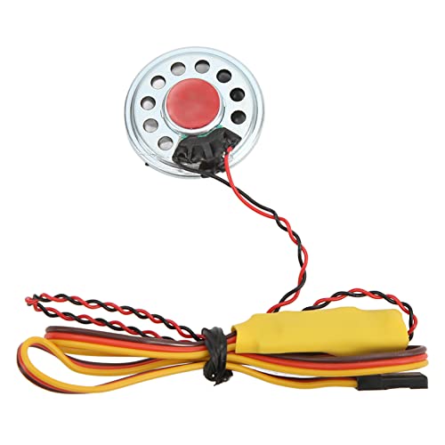 90dB Remote Control Car Horn, Mini Siren Horn, Manual/Remote Control iversal for 1/8 1/10 Remote Control Vehicles