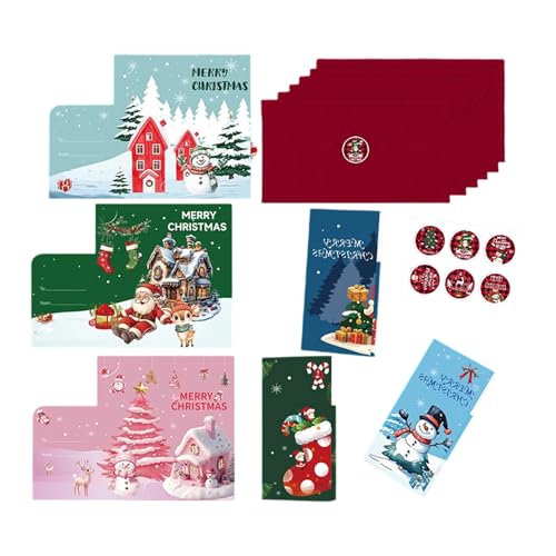 クリエイティブホリデーグリーティングカード封筒付きクリスマスカード旅行者オフィス用お祝い行事クリスマスカード