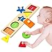 Wooden Shape Peg Puzzles for Toddlers 1-3 Toy Preschool Wooden Puzzles Baby Puzzle Geometric Shape Puzzle with Knobs Montessori Toy for 1 2 3 Boys Girls Kids Travel Toy