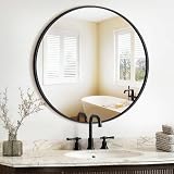 TRAHOME 56cm Espejos Decorativos de Pared, Espejo baño