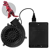 Wittocs Black Costume Fan Mini Blower Fan for Dinosaur Halloween Inflatable Blow Up Costume(Upgraded Version)