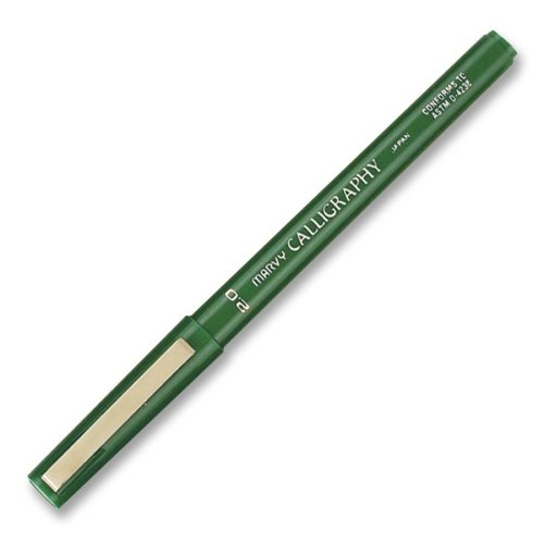 Amazon.com: Marvy Calligraphy Marker - Fine Pen Point Type - 2 mm
