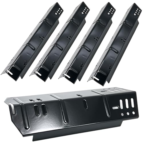 Direct Store DP147 5pk 15 Inch Heat Plate for Dyna Glo DGH474CRP DGH485CRP 5 Burner, Porcelain Steel Heat Tents/Grill Heat Plate Flavorizer Bars for Dyna-Glo Grill Parts