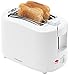 Produktbild Bestron Toaster mit 2 Röstkammern, Inkl. Krümelschublade und Brötchen-Röstaufsatz, 750 Watt, Weiß
