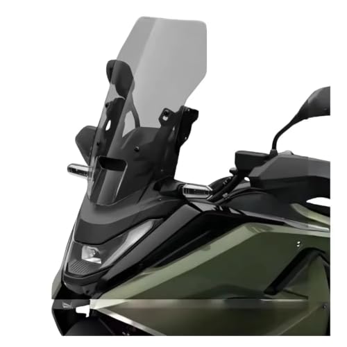 Écran pare-brise NC750X 2025 rehaussant de 58 cm gris haute visibilité