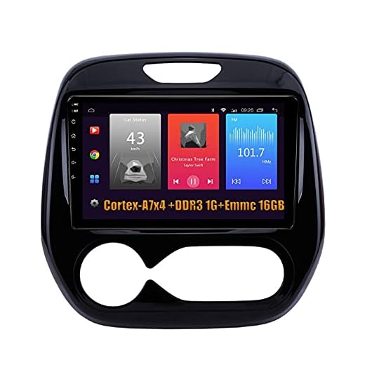 Android 9.0 GPS Navigation Multimedia Player Radio Support Car Auto Play Video Receiver Support 4K Video OBD 4G WiFi DAB, för RENAULT CAPTUR 2018, S1