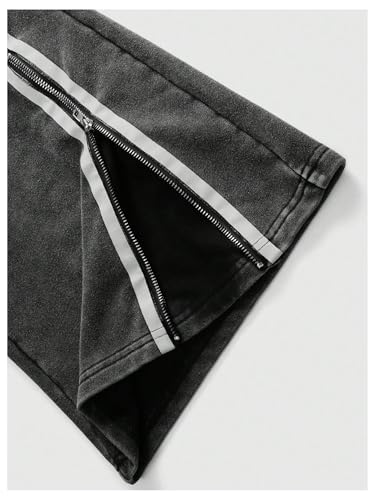 Men's Y2k Baggy Sweatpants Wide Leg Stripe Track Pants Drawstring Fall Pant with Pockets Streetwear4