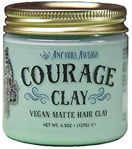Anchors Hair Company Courage Clay - Natural Vegan Hair Clay (2.3 Oz)