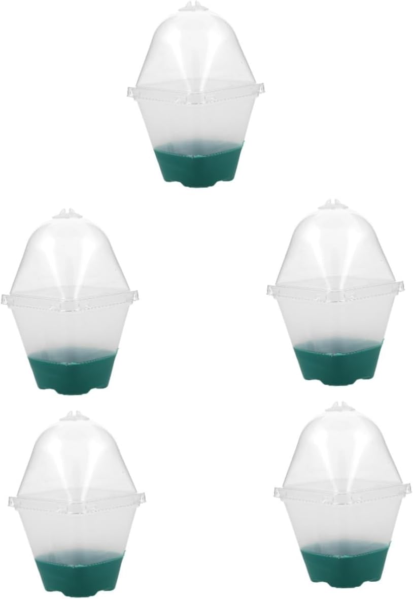 BESPORTBLE 5pcs Drainage Holes Plant Pot Plastic Outdoor Nursery Pot for Plants Small for Succulents Garden Planter for Home Use