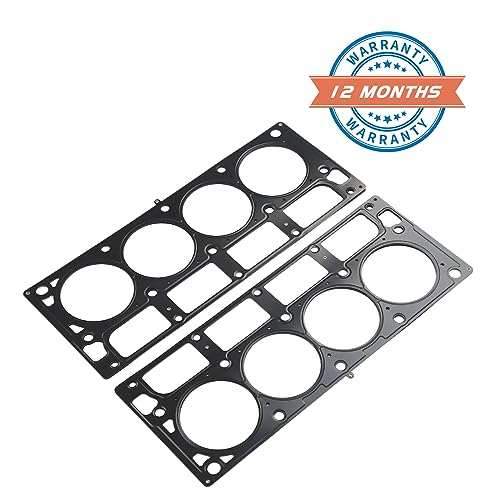 Image of Head Gasket Compatible with Chevy Cadillac GMC Vehicle 2004-2020 Avalanche Camaro Express Silverado Suburban, 2004-2014 Escalade ESV EXT, 2003-2020 Savana Sierra Yukon XL 1500 2500, Replace#26192PT