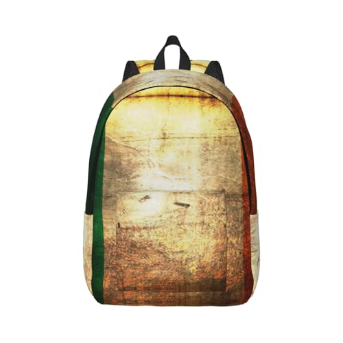 Sac à dos en toile OdDdot pour ordinateur 15 pouces motif fleurs rouges M