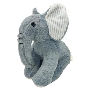 Cute Animal Plush Toy, Cuddly Stuffed Toy for Play and Comfort, Perfect Soft and Huggable Plush Gift Toys for Kids 3+ (Elephant)