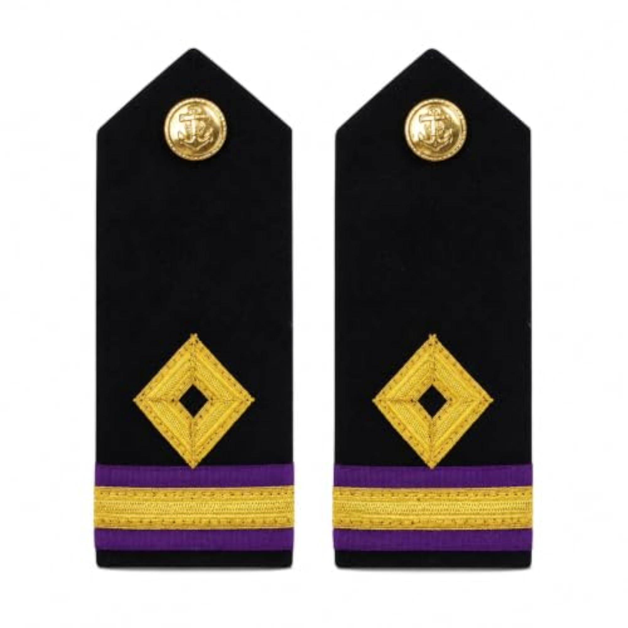 Fourth Engineer Diamond Hard Epaulettes Uniform Accessory