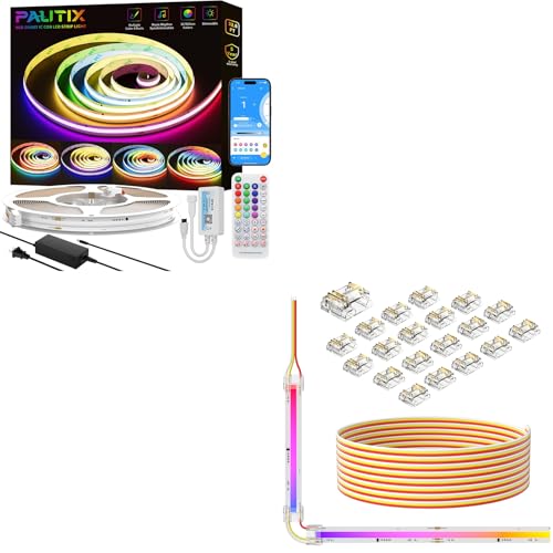 Tira de LED RGB Smart IC COB direccionable 10 m miniatura 1