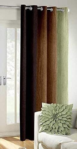 INIKA CREATION Polyester Home Furnishing Attractive Eyelet Rings Modern 3D Patta Curtain (Coffee, 7 Feet) - Set of 1, Lightweight (B0B2BXCHR9) Amazon Price History, Amazon Price Tracker
