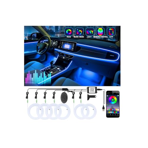 6 in 1 Car LED Strip Lights