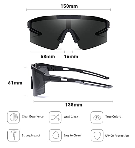 ZoliTime Occhiali da Ciclismo Occhiali da Sole