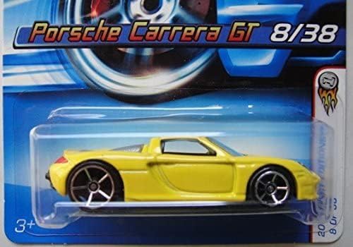 Miniatura 2 de Hot Wheels Mattel 2006 First Editions 164 Scale Yellow Porsche Carrera GT Die Cast Car #008