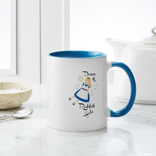 Taza de cerámica 11 oz Down The Rabbit Hole miniatura 6