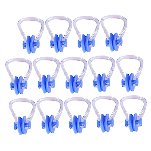 Mikikit Swimming Nose Clip 14 Pack Silicone Nose Clips Soft and Stretchy Perfect for Pool and Diving