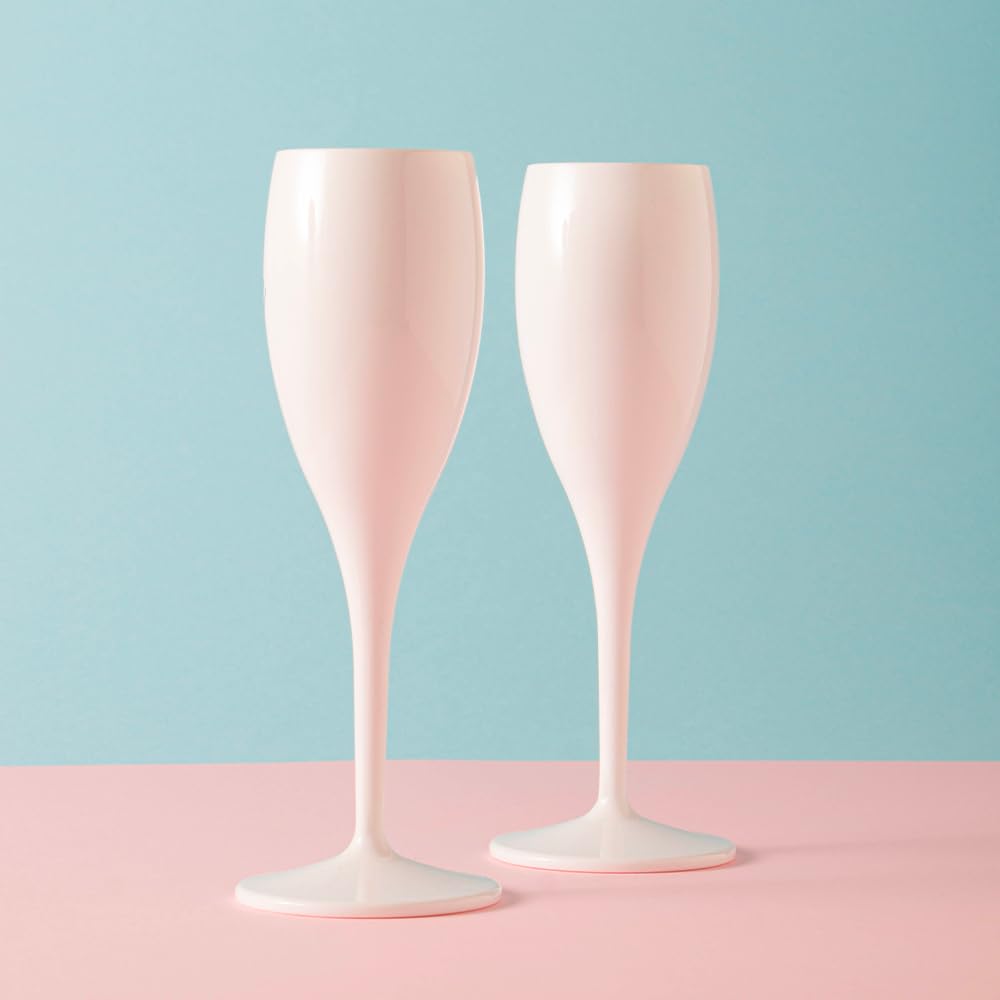 SPARKLERS CLUB Set van 6 champagneglazen in de kleur zwart
