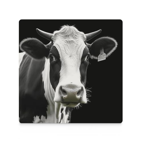 Dessous de verre motif vache drôle pour une décoration de table unique