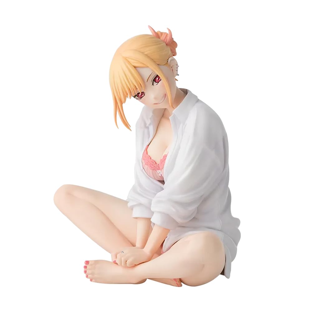 Tongyundacheng Kitagawa Marin Collectible Figure | Sitting Pose Ver | 12cm PVC Anime Girl Statue | Action Figure Decoration for Desktop