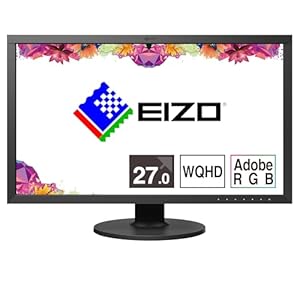 EIZO ColorEdge grafische monitor 27 inch, 2560 x 1440 zwart