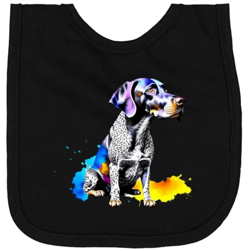 inktastic German Shorthaired Pointer GSP Dog Newborn Bib