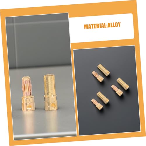 Conectores banana macho y hembra HANABASS bullet plug para batería de coche RC 3