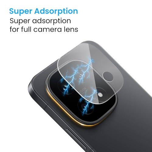 Image of FIRST MART Camera Lens Protector for iQOO 15 | 9H Tempered Glass, HD Clear, Scratch Resistant, Anti-Fingerprint, Case-Friendly | Crystal Clear, Pack of 1