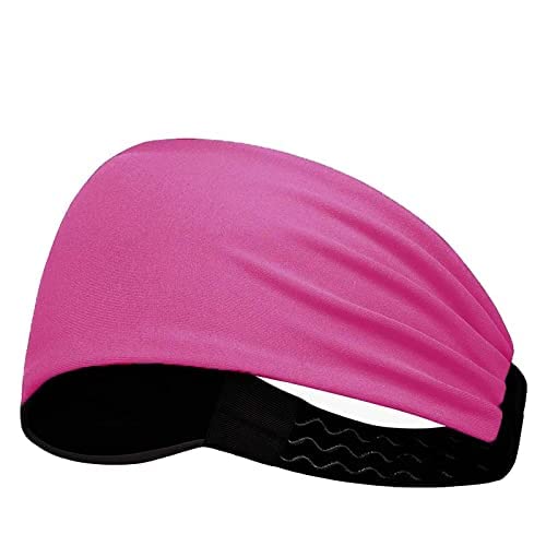 QENIXO® Headband for Men and Women Sweat Resistant Sports Headwear for Running and Exercise (Pink) (B09RW3BKBZ) Amazon Price History, Amazon Price Tracker