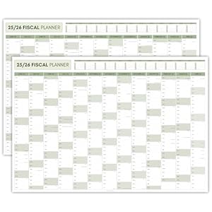 Templatables 2025-2026 Finanzjahr Wandplaner A2