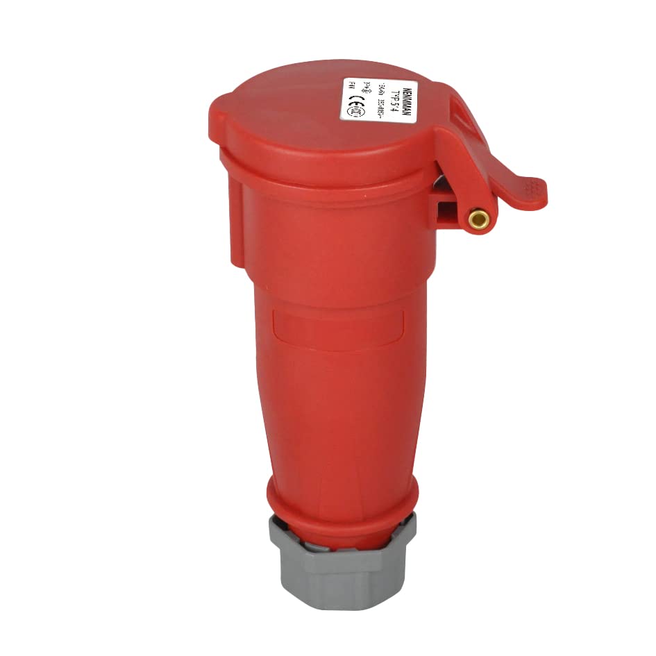 IEC60309 Waterproof Industrial CEE Connector Socket 4Pin 16A 400V 3P+E IP44