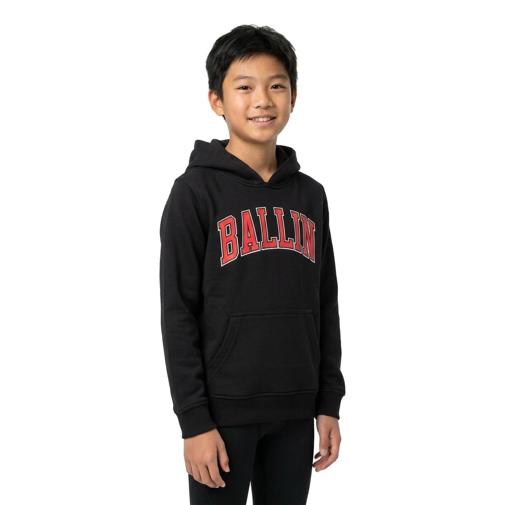 Mister Tee Ballin 23 - Felpa con cappuccio, per bambini, colore: Nero