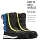 Sorel KIDS WHITNEY II PUFFY MID WATERPROOF Winterstiefel für Unisex Baby, Grau (Jet x Black) - Children, 31 EU