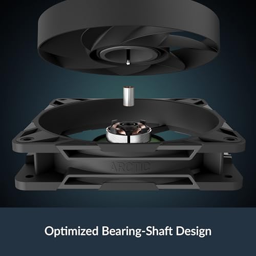 Image of ARCTIC P12 Pro - Powerful Premium Fan, 120 mm PWM Fan, 600-3000 RPM, 0 RPM <5% PWM, Fluid Dynamic Bearing, 4-Pin - Black