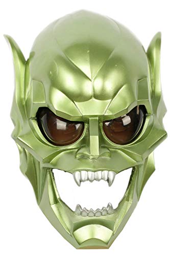Dealtrade Goblin Helm Teufels Maske Halloween Cosplay Kostüm Resin Mask für Erwachsene (Grün) Cover