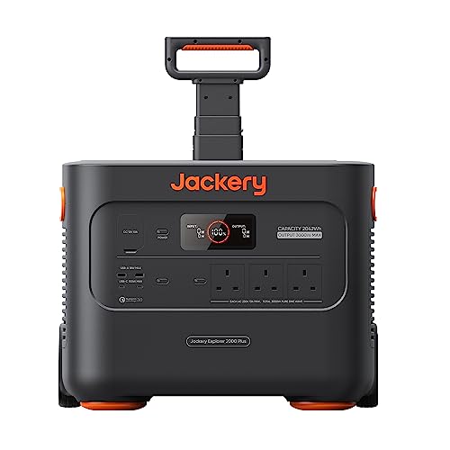 Jackery Portable Power Station Explorer 2000 Plus with 2042.8Wh...