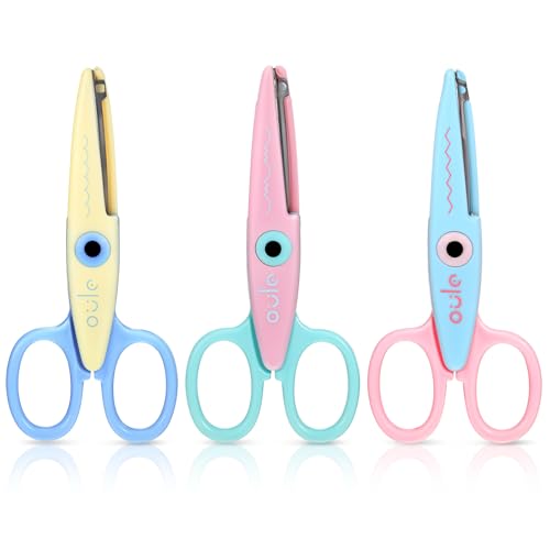 3pcs Zig Zag Decorative Pattern Craft Scissors